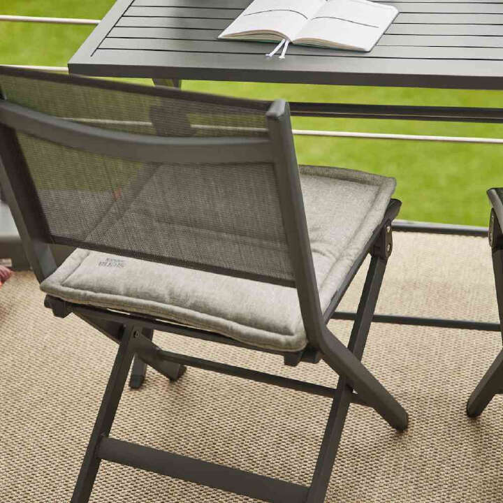 SIENA GARDEN Tesoro Klappstuhl, matt-anthrazt